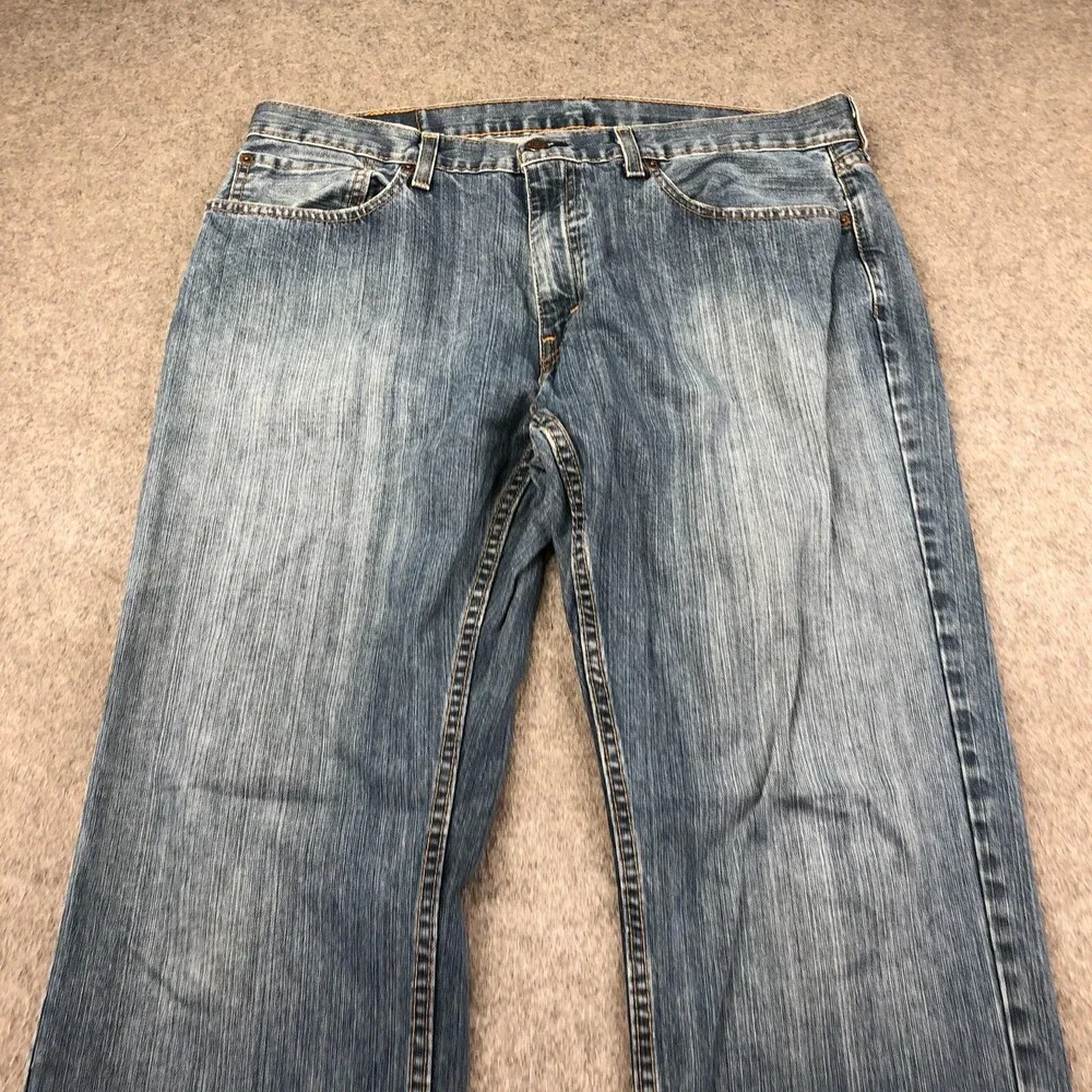 Levis 559 Jeans Mens 36x32 Blue Medium Wash Relaxed Straight Denim Pants Casual